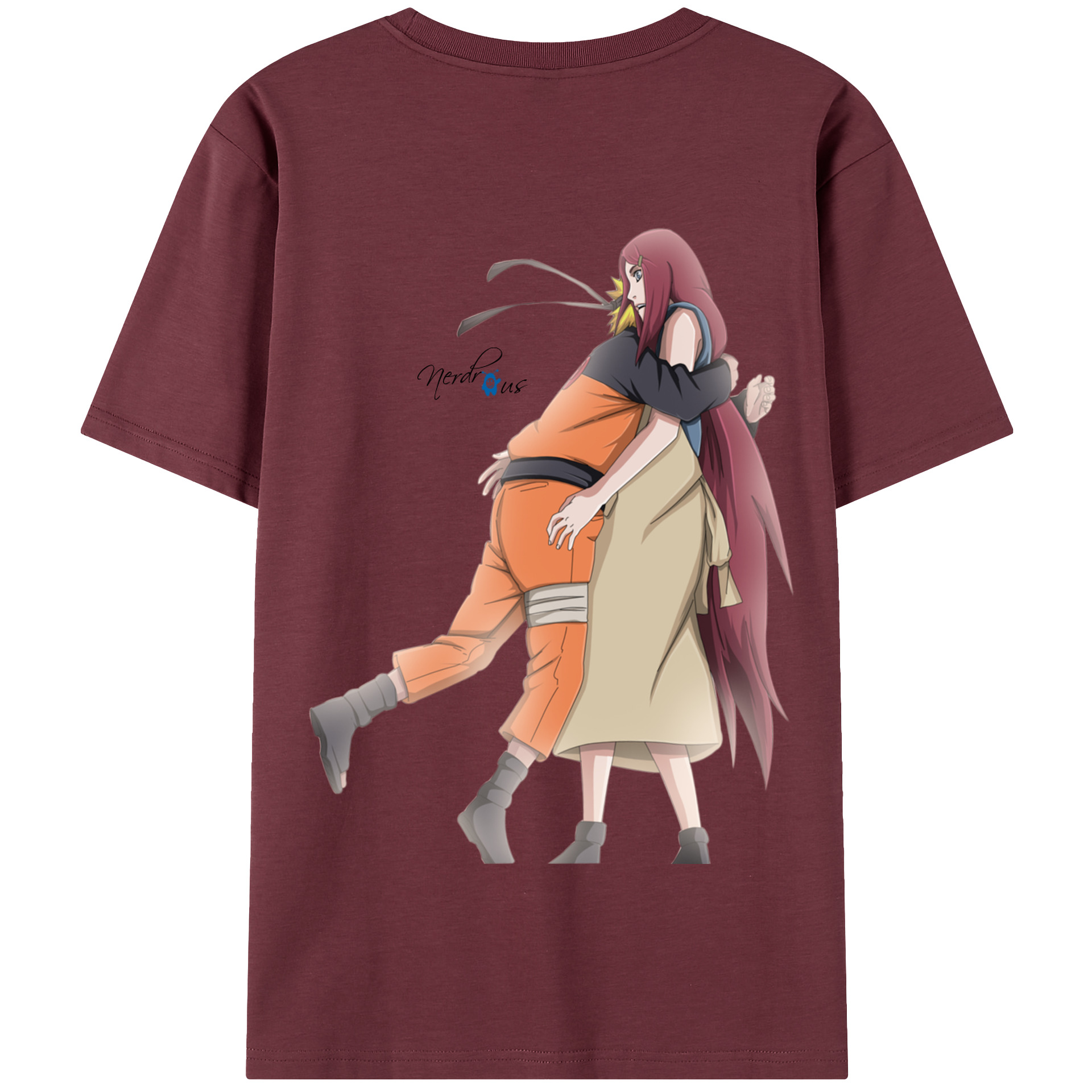 （画像用） NARUTO -ナルト- うずまき ナルト Uzumaki Naruto 綿100％半袖Tシャツ（背面プリント）